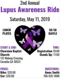 2nd Annual Lupus Awareness Ride 