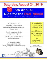 5th Annual Ride for the Red Shield