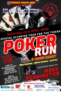 Rescheduled!!!! Special Olympics Tour for the Tigers Poker Run