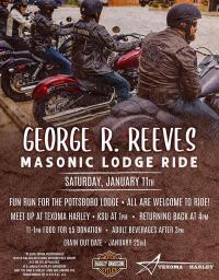 Reeves Masonic Lodge Ride