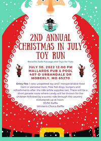 2nd Annual Christmas in July Toy Run