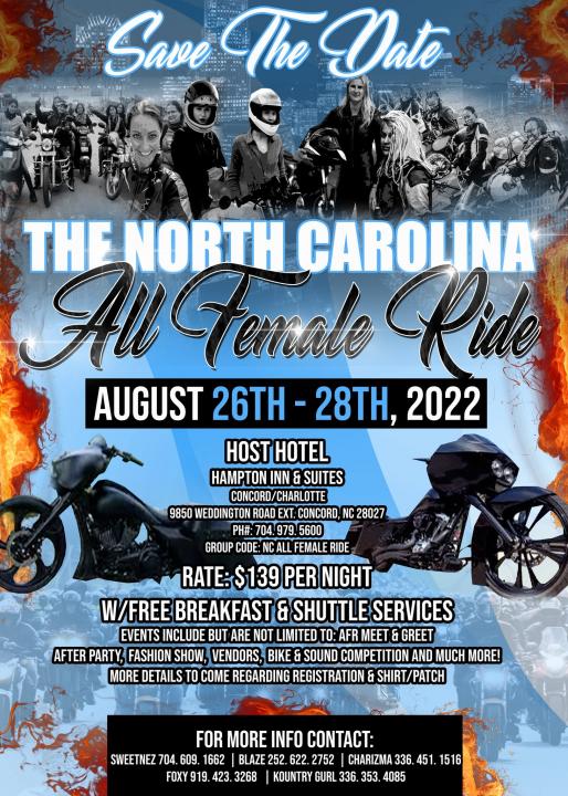 North Carolina All Female Ride CycleFish