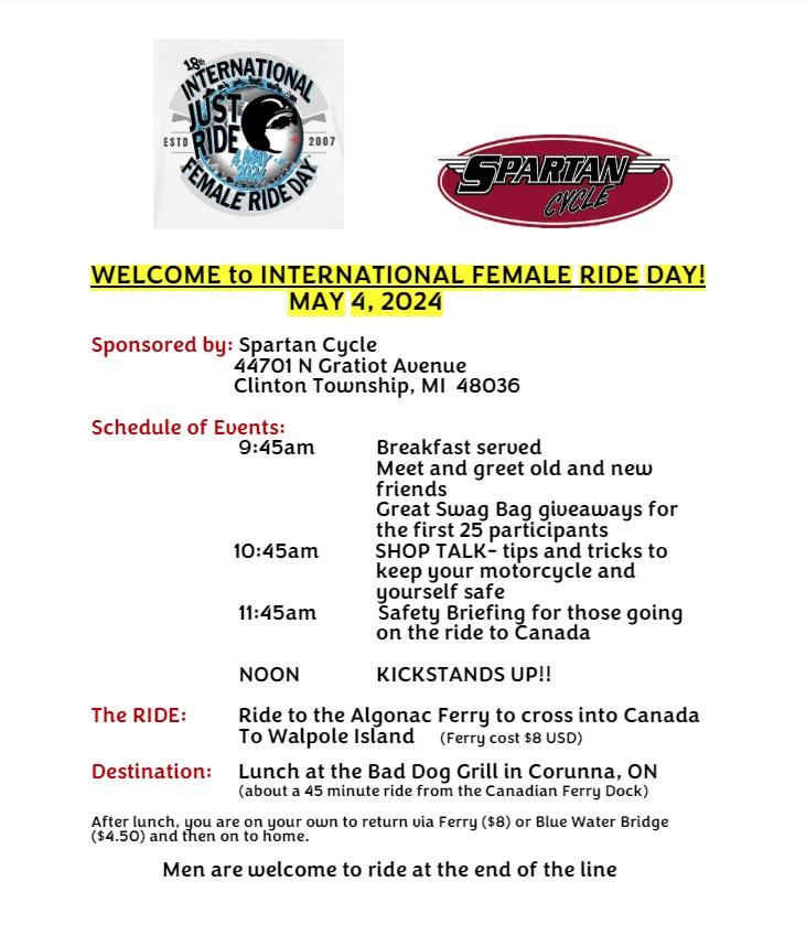 International Female Ride Day