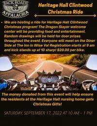 Heritage Hall Clintwood Christmas Ride