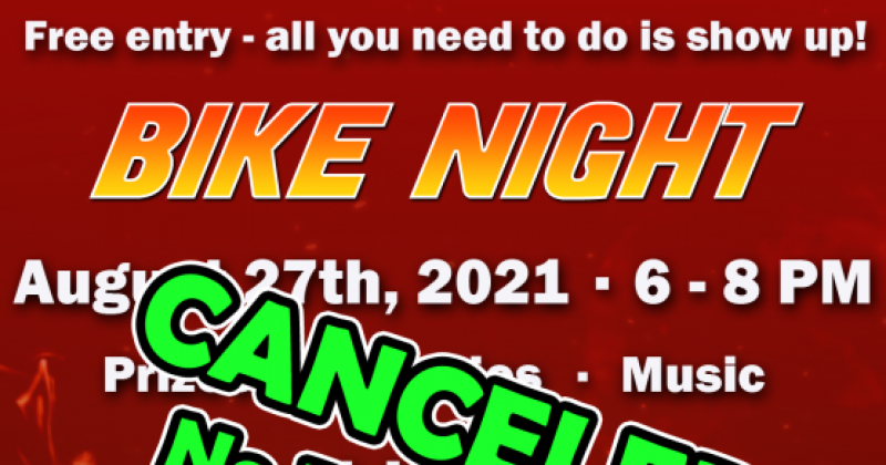 Bike Night - Canceled!!