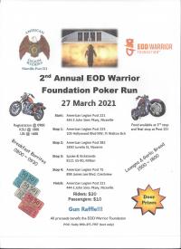 2nd Annual EOD Warrior Foundation Poker Run