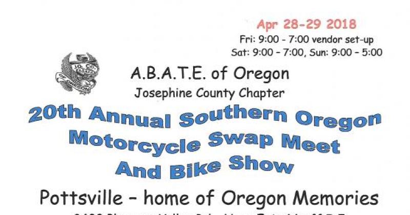 20th Annual Southern Oregon Motorcycle Swap Meet and Bike Show