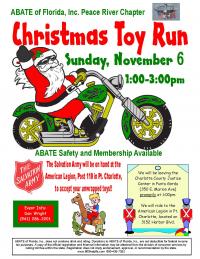 ABATE Peace River Toy Run