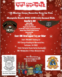 24th Annual Hampton Roads HOG-LOH Toys for Tots Ride
