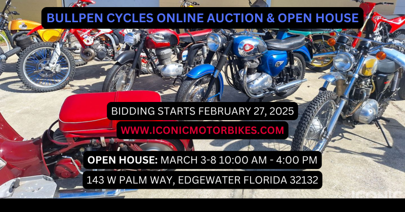 Bullpen Cycles Daytona Bikeweek Open House and Bike Auction