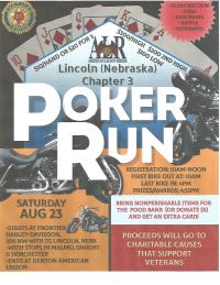 AMERICAN LEGION RIDERS LINCOLN NEBRASKA CHAPTER 3 POKER RUN