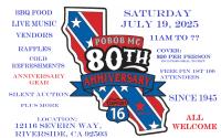 80th Anniversary P.O.B.O.B. MC