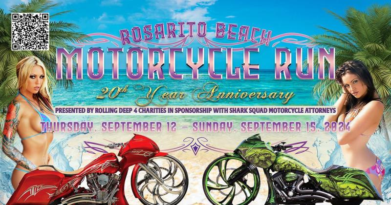 Rosarito Beach Motorcycle Run 20th Year Anniversary