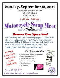 Warrior Angel Motorcycle Swap Meet