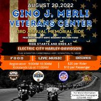 Gino Merli Veterans Center 3rd Annual Memorial Ride