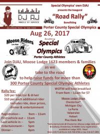 Road Rally benefitting Porter County Special Olympics