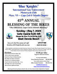 Blue Knights MA VI 45th Annual Blessing of the Bikes