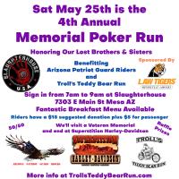4th Annual Memorial Poker Run