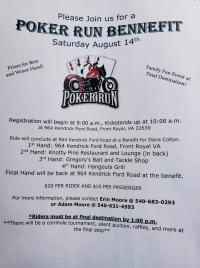 Poker run benefit 