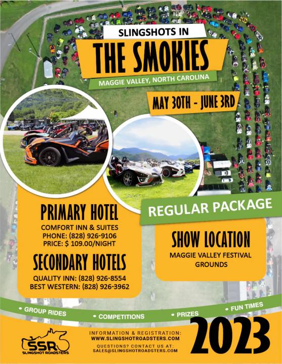 Slingshots in the Smokies 2023 CycleFish