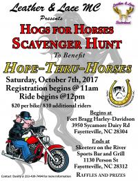 Hogs for Horses Scavenger Hunt