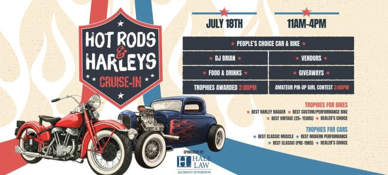 Hot Rods & Harleys Cruise-In