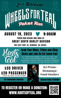 Wheels for Teal 2nd Annual Poker Run 2023