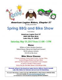 Spring BBQ and Bike Show