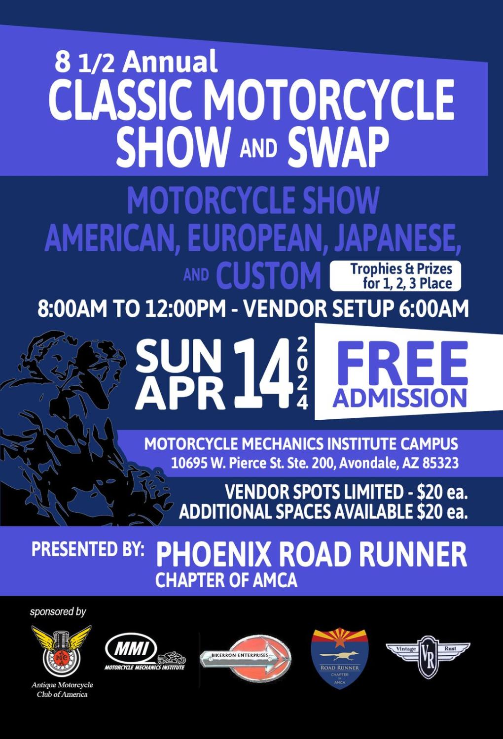 8 1/2 Annual Classic Motorcycle Show and Swap