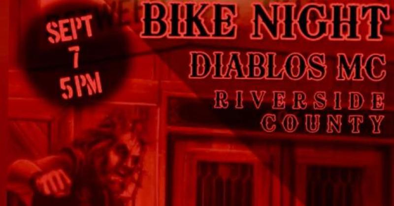 BIKE NIGHT - DIABLOS MC - RIVERSIDE CO 