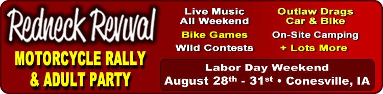 Redneck Revival Labor Day Motorcycle Rally 2025