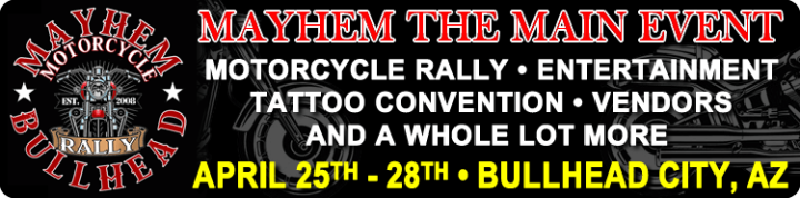 Mayhem Bullhead City Rally