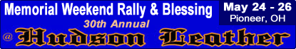 Hudson Leather  Motorcycle Rally & Blessing Info