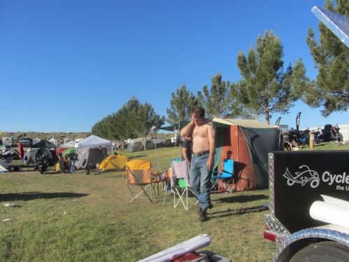 Camping at AZBW