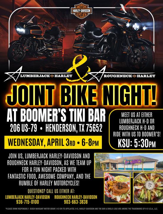 Ride to Boomer's Tiki Bar