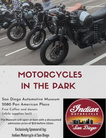Motorcycles in the Park