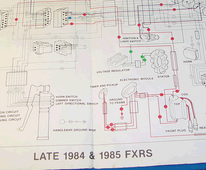 1985 Fxr Wiring Diagram Wiring Diagram