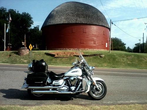 On RT 66 at the Historic Round Barn in Arcadia, OK